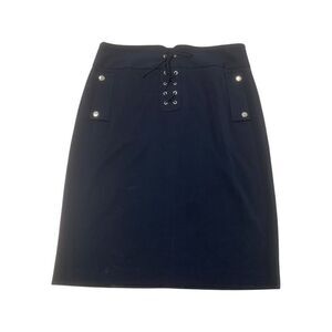 Navy Pencil Skirt 